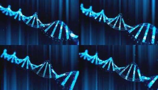DNA双螺旋高清在线视频素材下载