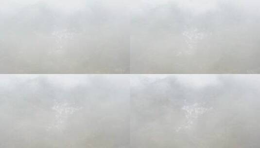 皖南清晨雾中的村庄高清在线视频素材下载