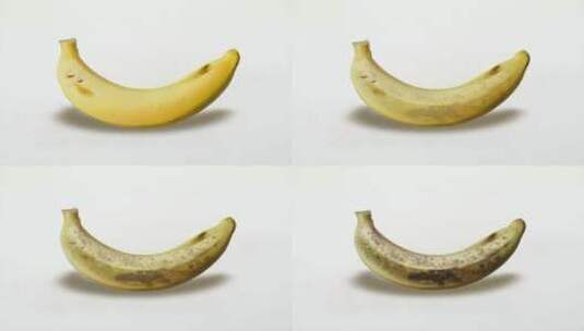 香蕉腐烂过程高清在线视频素材下载