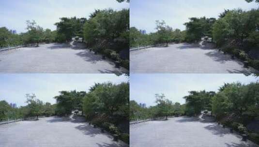 武汉汉阳区龟山风景区风景高清在线视频素材下载
