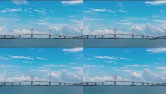 【正版素材】澳门西湾大桥高清在线视频素材下载