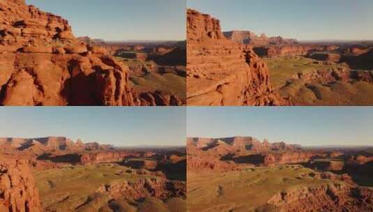 犹他州众神之谷沙漠景观高清在线视频素材下载