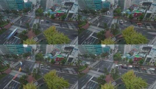 韩国繁忙的道路高清在线视频素材下载