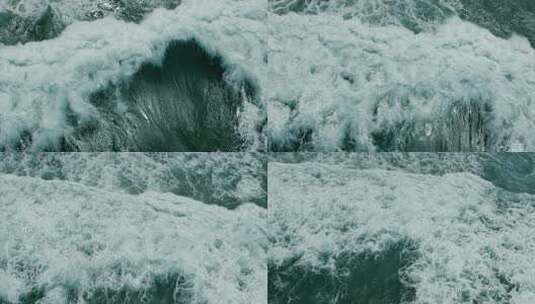 波涛汹涌的海浪高清在线视频素材下载