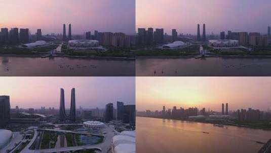杭州亚运会场馆高清在线视频素材下载