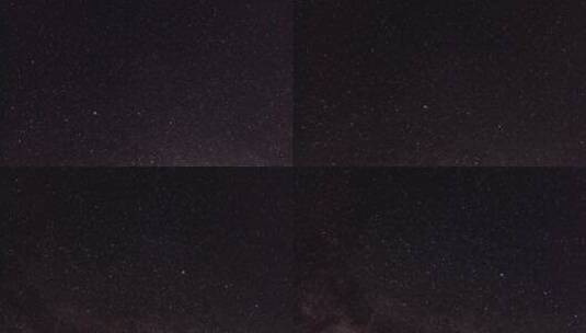 夜空中星星的4k时间流逝。高清在线视频素材下载