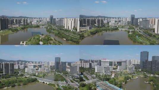 广州中新知识城高清在线视频素材下载