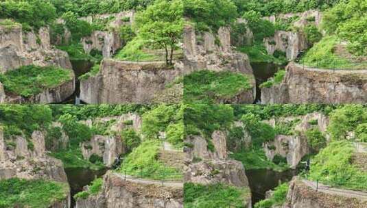 山川与湖泊景色高清在线视频素材下载