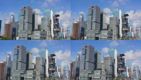 广州琶醍cbd建筑蓝天-6高清在线视频素材下载