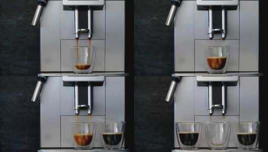 咖啡机倒咖啡高清在线视频素材下载