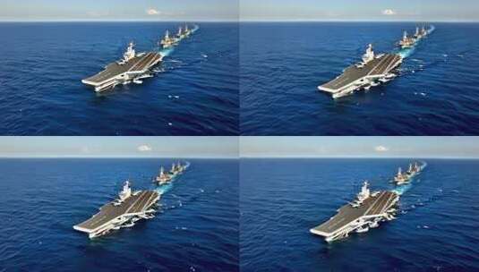 舰队海上巡航高清在线视频素材下载