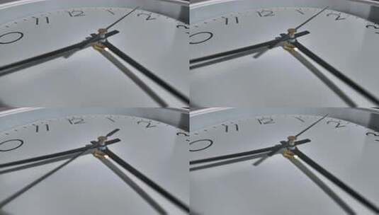 时钟表盘特写高清在线视频素材下载