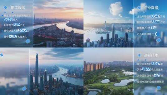 图文数据-2高清AE视频素材下载