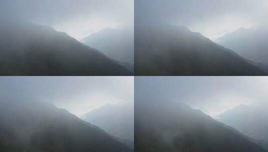 山中浓雾高清在线视频素材下载