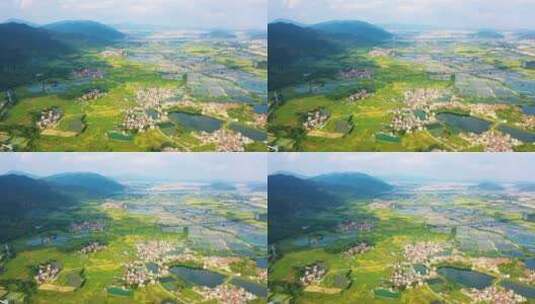 新中国美丽乡村航拍5高清在线视频素材下载