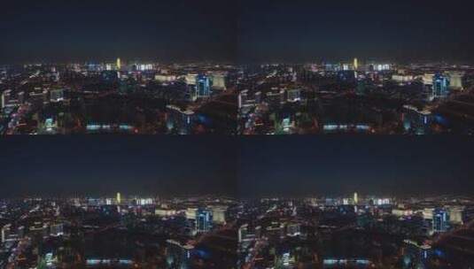 郑州城市夜景【爱丽莎拍摄】高清在线视频素材下载