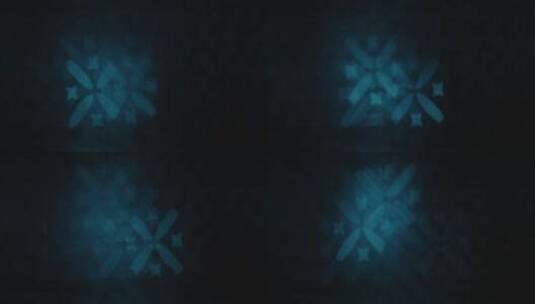 蓝色雪花闪烁的背景视频高清在线视频素材下载