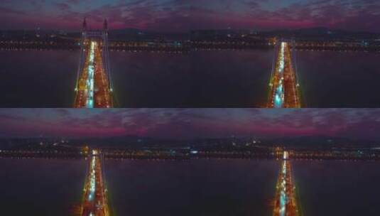 湖南长沙三汊矶大桥航拍PM——20高清在线视频素材下载