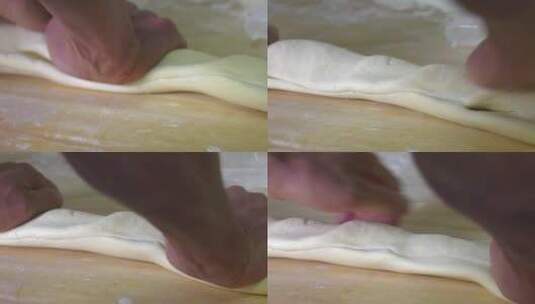 新疆烤包子面皮高清在线视频素材下载