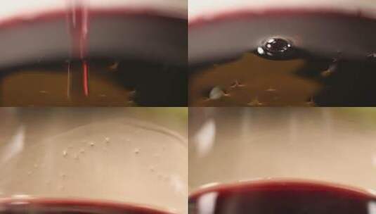 【镜头合集】玻璃杯红酒杯倒红酒高清在线视频素材下载