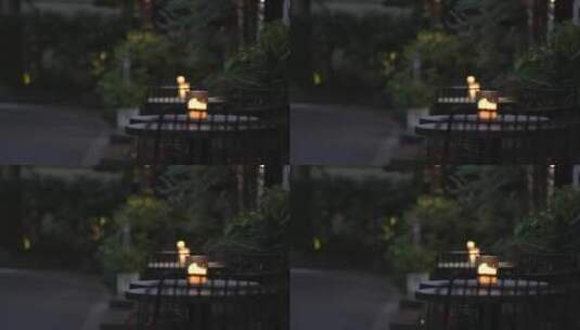 3 杭州 小资 餐厅 烛光 夜晚高清在线视频素材下载