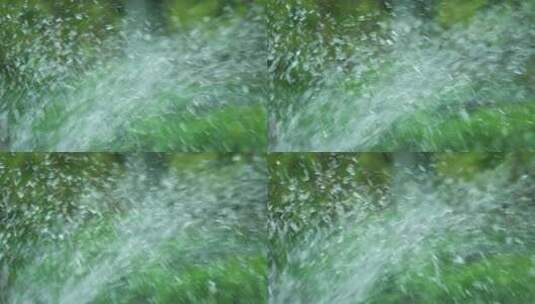 喷泉水珠喷水水花慢镜头高清在线视频素材下载