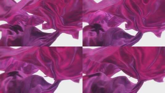 紫色纹理绸缎飘舞背景 (6)高清在线视频素材下载