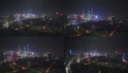 上海闪电暴雷 夜景 广角 精选 4K 30FPS高清在线视频素材下载