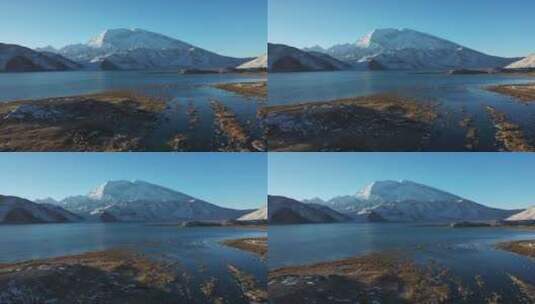 新疆阿克陶县慕士塔格雪山风景高清在线视频素材下载