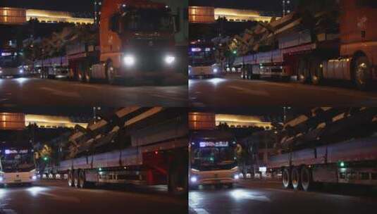 上海浦西公交车高清在线视频素材下载