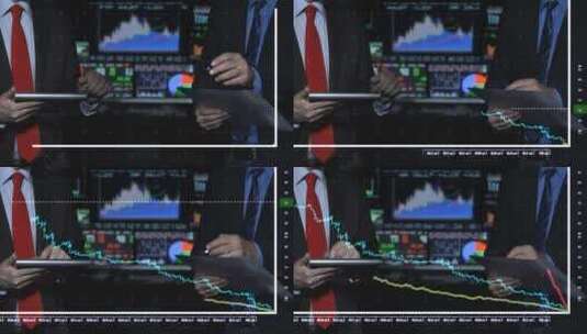 金融股票K线指数证券市场交易视频87高清在线视频素材下载