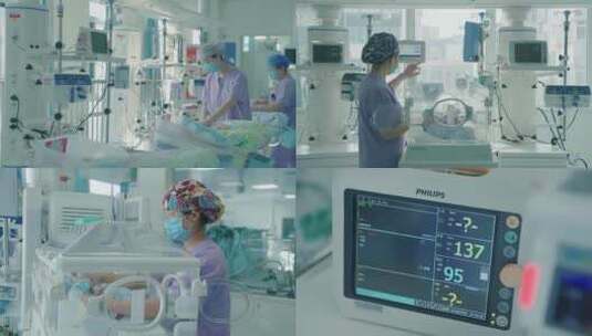 新生儿病房高清在线视频素材下载