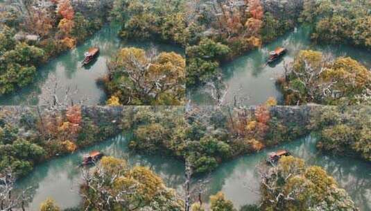 杭州西溪雪景高清在线视频素材下载