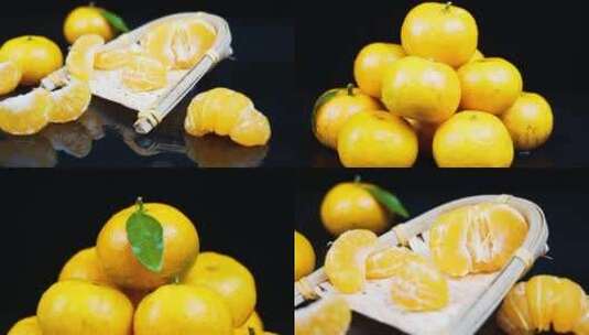 橘子 砂糖橘高清在线视频素材下载