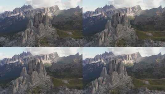 意大利白云石阿尔卑斯山高清在线视频素材下载