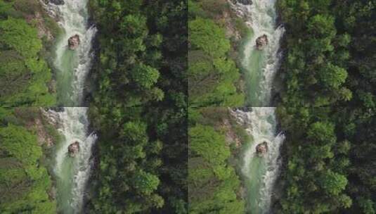 山间清澈河流高清在线视频素材下载