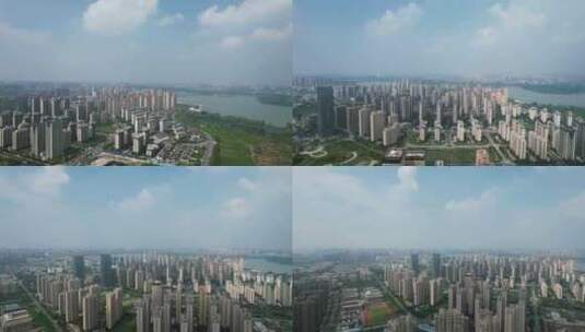 合集安徽蚌埠城市风光航拍高清在线视频素材下载