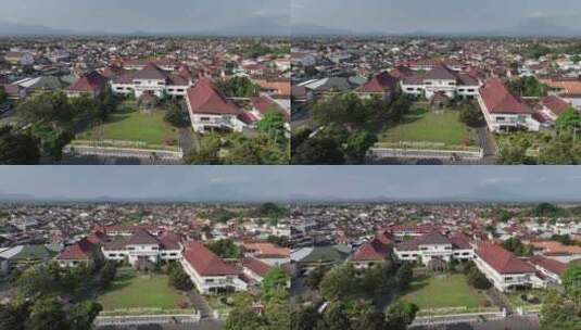 原创 印尼爪哇岛卢马姜航拍建筑风光高清在线视频素材下载