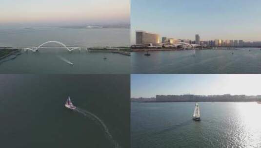 【4k】帆船航拍合集高清在线视频素材下载