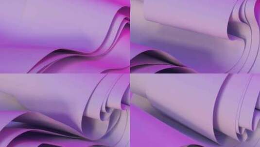紫色背景与折叠的纺织层高清在线视频素材下载