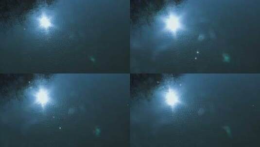 波光粼粼水面 阳光洒在水面 1686高清在线视频素材下载