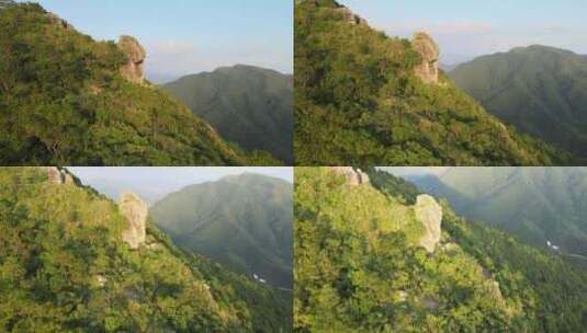 航拍大山森林高清在线视频素材下载