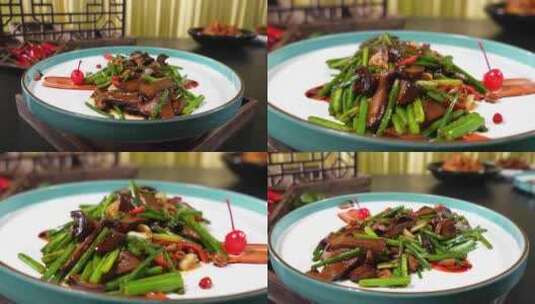 中餐菜品展示高清在线视频素材下载