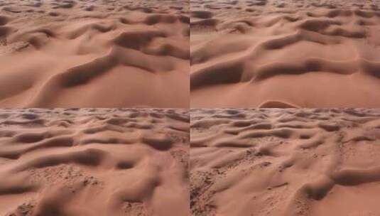 宁夏中卫沙漠航拍大景高清在线视频素材下载
