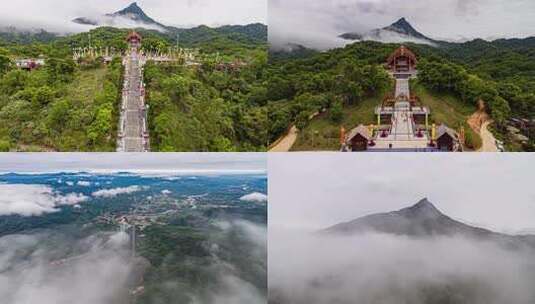 海南五指山云海 岛内公路超全8KRAW航拍高清在线视频素材下载