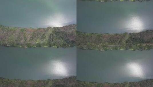 南方丘陵山川河流自然风光航拍高清在线视频素材下载