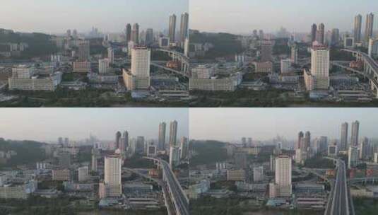 航拍重庆城市风光高清在线视频素材下载