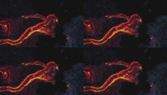 熔岩火山基拉韦厄火山夏威夷高清在线视频素材下载