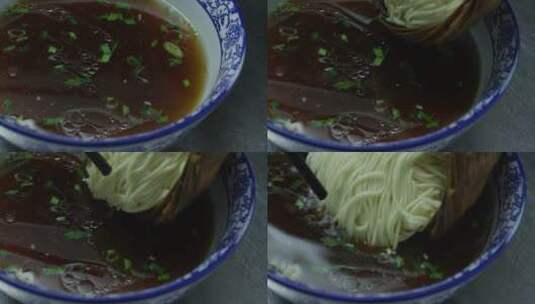 红汤苏式面高清在线视频素材下载