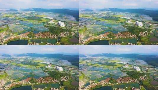新中国美丽乡村航拍6高清在线视频素材下载